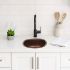 SoLuna Copper Bar Sink | 20" | D-Shape