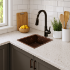 SoLuna Copper Bar Sink | Square | Fleur de Lis