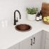 SoLuna Copper Prep Sink | 16" | Rimmed | Round
