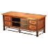 Plasma TV Stand with Copper Panels
