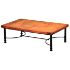Patti Rectangular Coffee Table with Copper Top