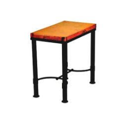 Patti End Table with Copper Top