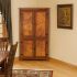 Tall Corner Cabinet with Copper Panels