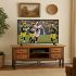Plasma TV Stand with Copper Panels