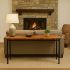 Dania Console Table with Copper Top