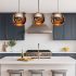 Custom copper pendant lighting