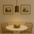 Unique copper pendant lighting design