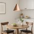 Unique copper pendant lighting design