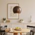 Modern copper pendant lighting