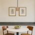 Kitchen island copper pendant lights
