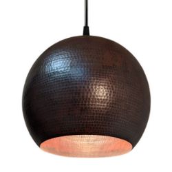 Bespoke copper pendant lighting