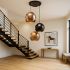 Custom copper pendant lighting