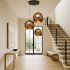 Kitchen island copper pendant lights