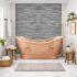 	Custom copper bathtub