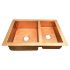 Custom copper kitchen sink