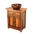 El Cerrito Wood and Copper Vanity