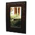 Large Rectangular Hammered Metal Mirror