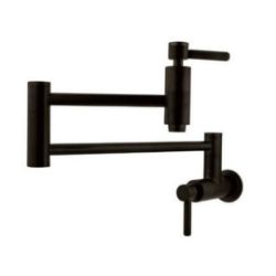 Concord KS8105DL Two-Handle 1-Hole Wall Mount Pot Filler, Oil Rubbed Bronze