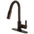 Kingston Brass Continental Single Handle Pull-Down Kitchen Faucet