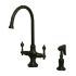 Kingston Brass Vintage Single Post Kitchen Faucet with Spray