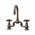 Sonoma Forge | Bathroom Faucet | Brownstone Gooseneck | Deck Mount