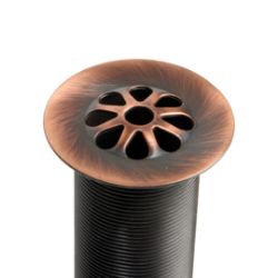 Tear Drop Grid Bath Drain