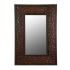 Extra Large Rectangular Hammered Metal Mirror