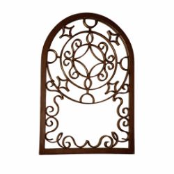 Decorative Wrought Iron Mirror Frame