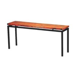 Console Table with Copper Top