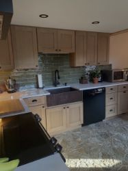 single well farmhouse sink