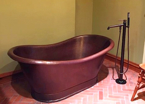 Nicole Copper Bath Tub by SoLuna