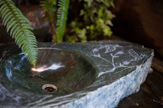 Carved Jade Vessel Sink