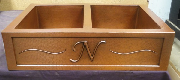custom copper sink