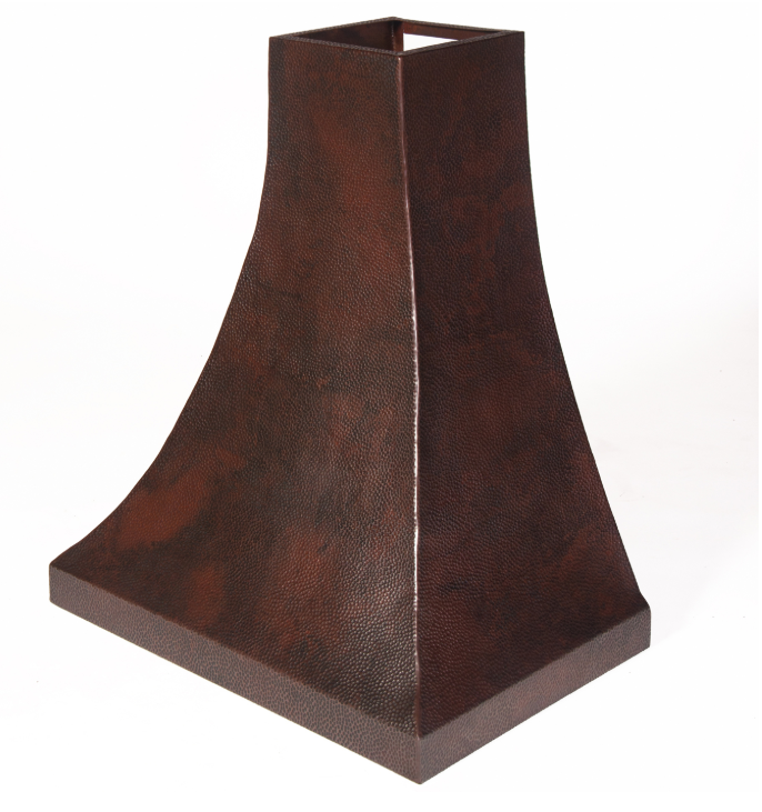 custom copper range hood